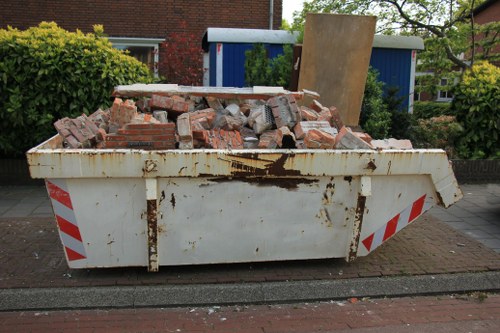 Wait and Load skip hire trucks in Shepherds Bush