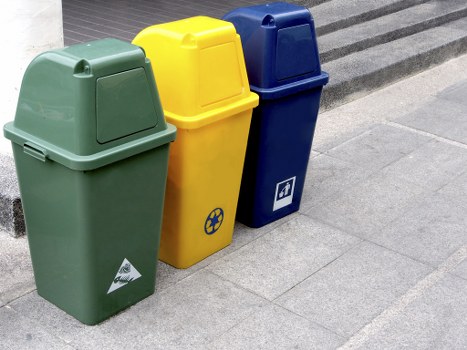 Clean and organized neighborhood after rubbish removal