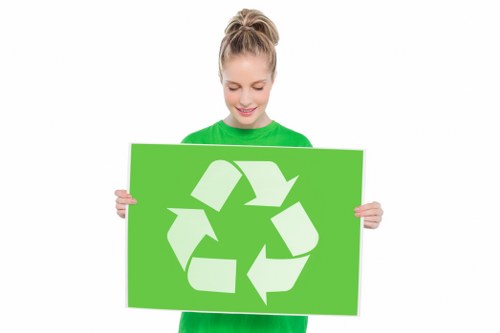 Organic waste being composted in Shepherds Bush